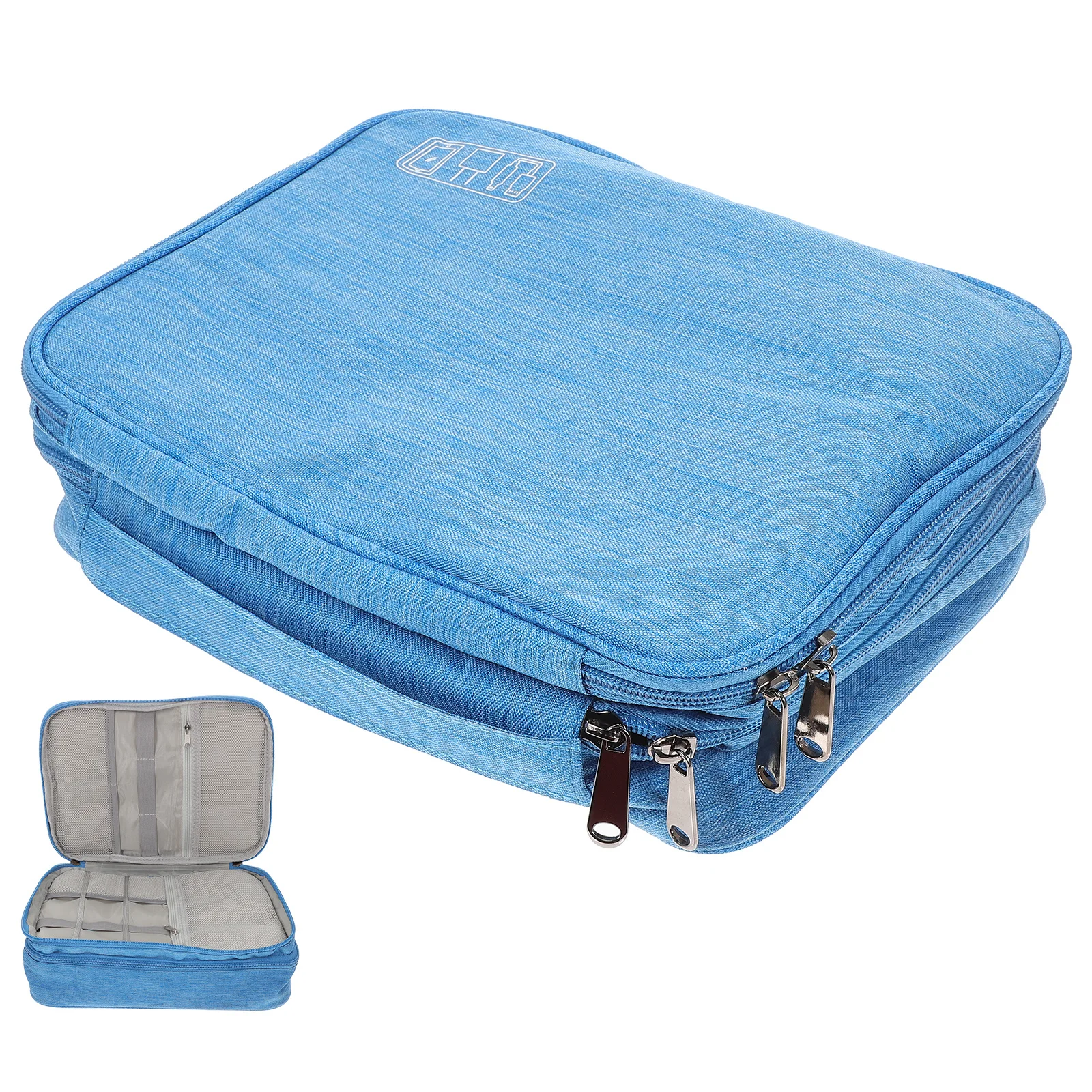 

Waterproof Digital Bag Portable Electronic Organizer for Cables USB Accessories Travel Storage Pouch Outdoor Gear