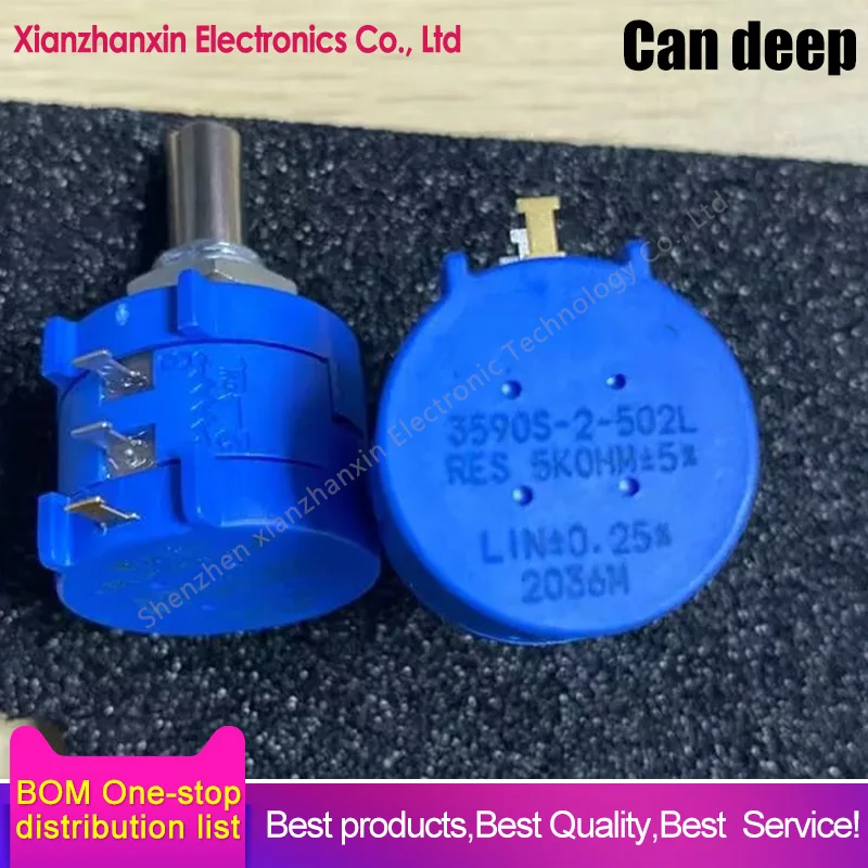 1pcs/lot 3590S-2-502L 5K ±5% ±50ppm/℃ 3590Precision multi-turn potentiometer