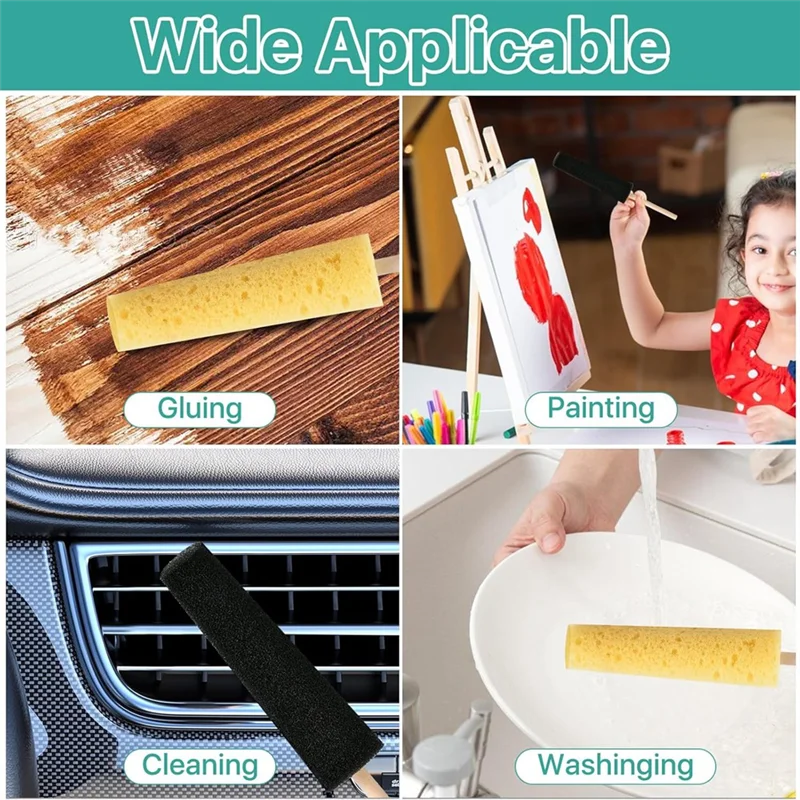 Promotion! 12 Pcs Pottery Sponge For Clay  Throwing Stick Trimming Tools Texturing And Sculpting For Artist Shaping