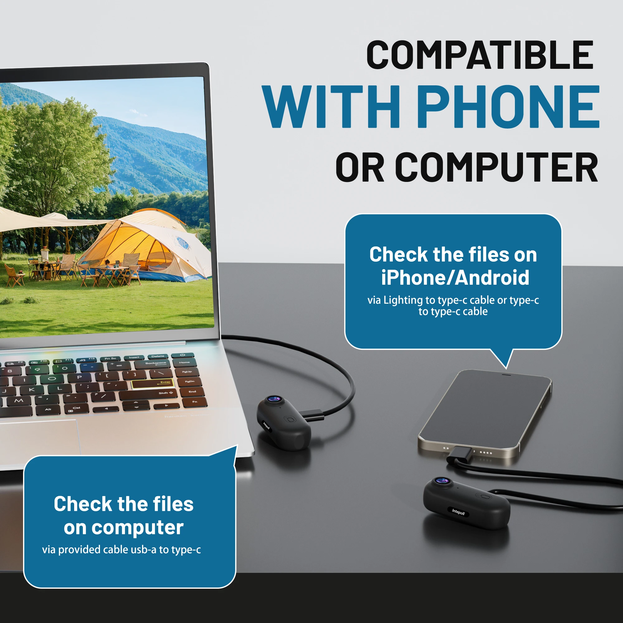 Cámara de acción 4K para bicicleta, casco integrado, manillar, motocicleta, cámara deportiva de carretera, cuerpo de batería, Mini acción deportiva Full HD, Wifi