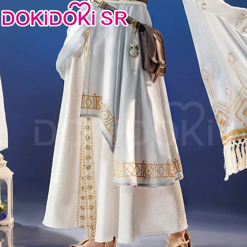 Eli Clark Cosplay Costume Game Identity V Cosplay DokiDoki-SR Eli Clark Seer White Cosplay Men Christmas Costume