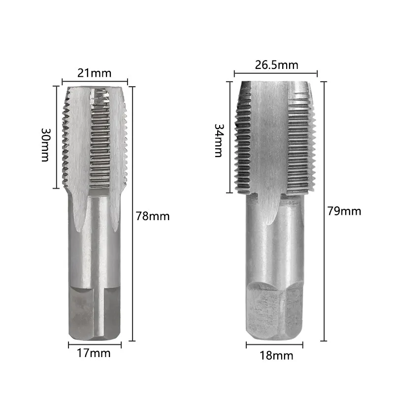 XCAN Screw Extractor 1/2'' 3/4'' Anti-Slip Bolt Removal For Pipes Inner Threading Making Pipe Thread Repair Tools Drill Bit