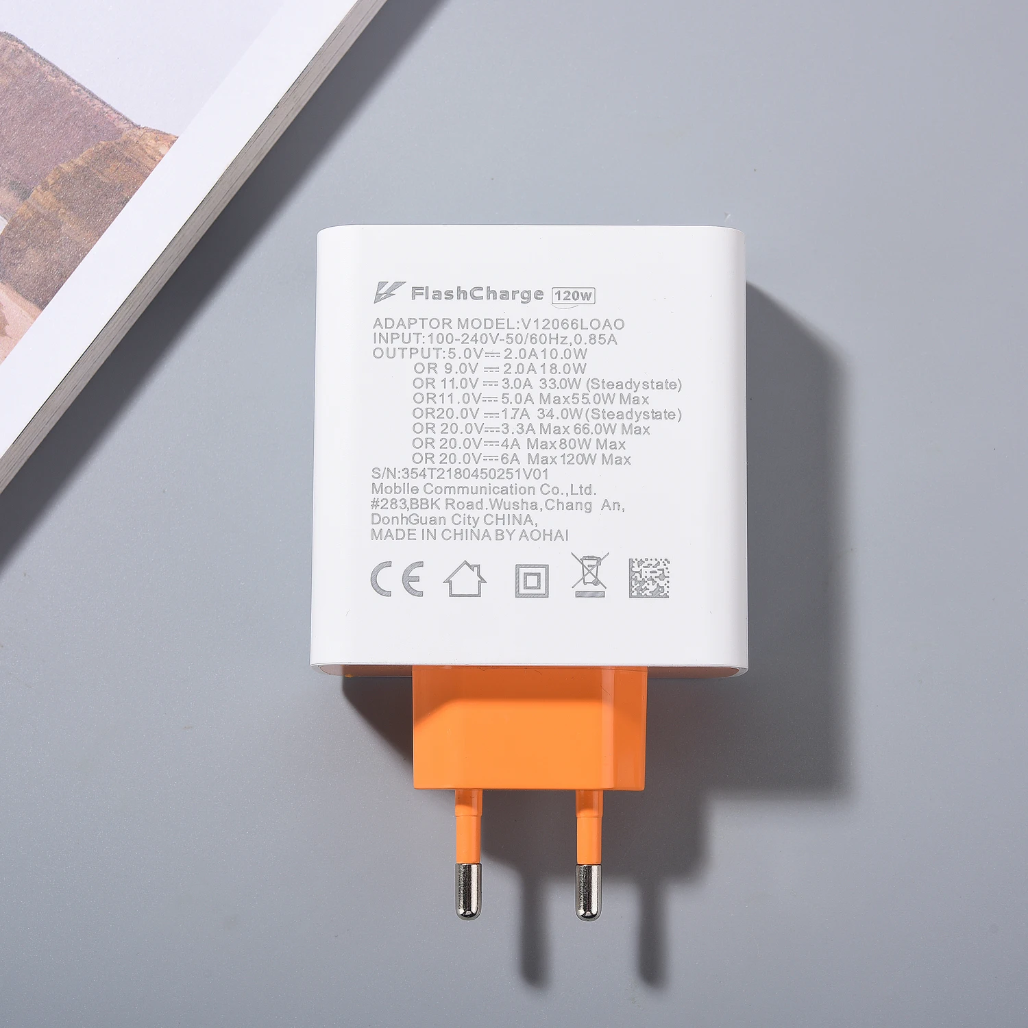 For VIVO X80 X90 X100 Pro X Fold 120W Super Fast Charger Flashcharge Adapter Type C Cable For IQOO 8