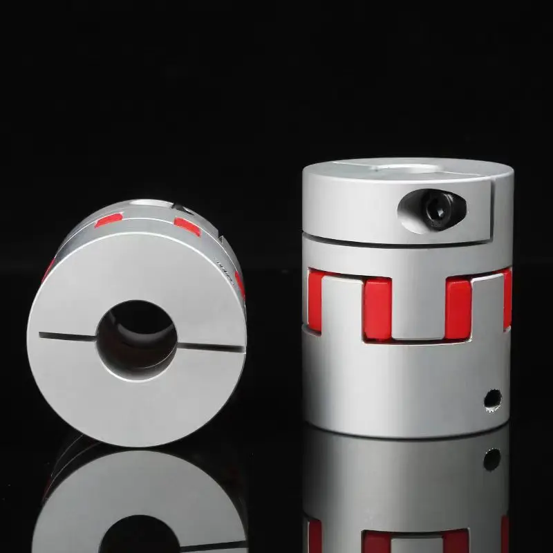 1Set D25 L30 Star Shaped Coupling Screw Encoder High Torque Coupling Stepper/servo Motor ID 4mm~14mm Aluminum Alloy Coupling