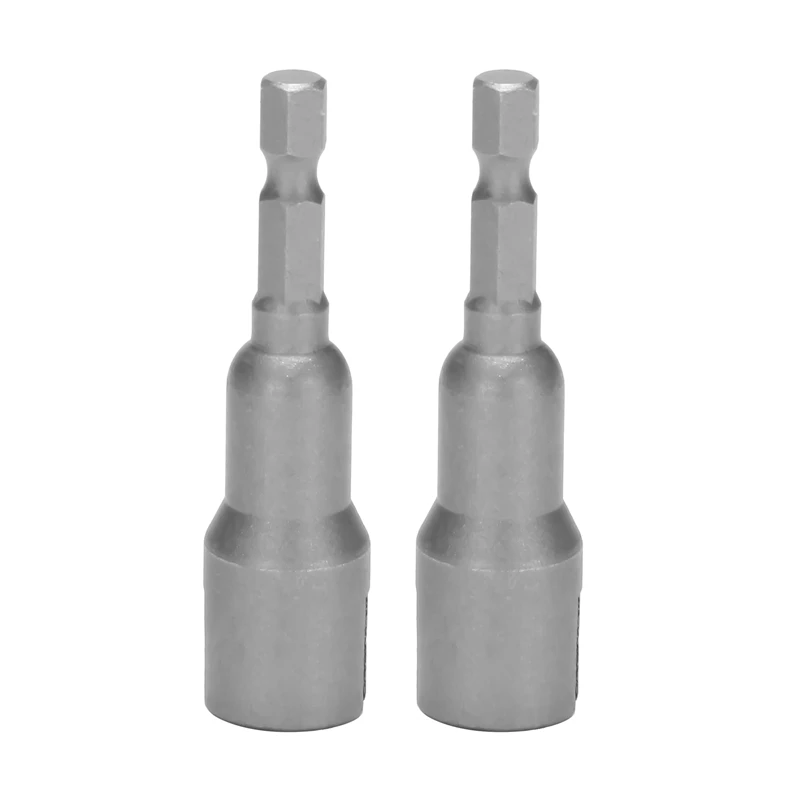 

A53Q-2Pcs Power Wing Nut Driver Set,Slot Wing Nuts Drill Bit Socket Wrenches Tools Set,1/4Inch Hex Shank Drills Bits For Panel N