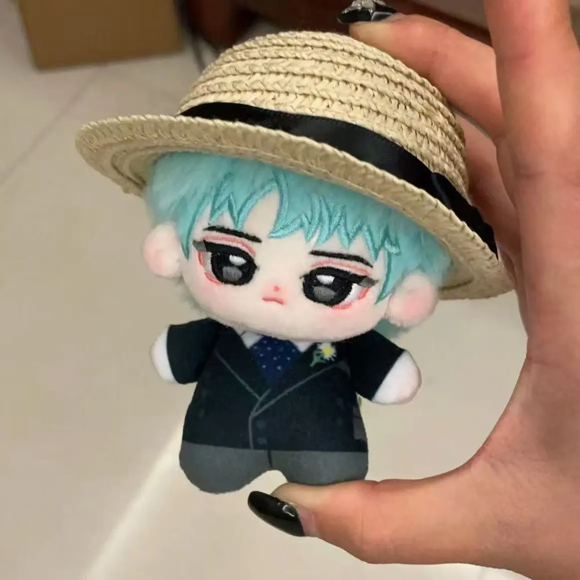 

KPop Star GD Attribute 10cm Nunu Printed Plush Doll Body Kawaii Cotton Doll Pendant Keychain Fans Collection Toy Xmas Gifts
