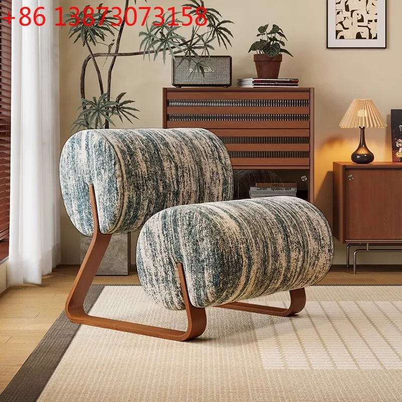 

Medieval Michelin Chair Home Bedroom Balcony Single Sofa Chair Designer Living Room Lazy Leisure Sofa