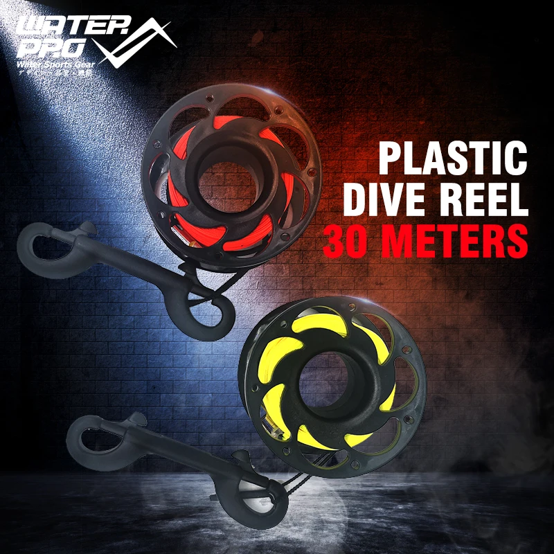 Water Pro 30M Plastic Dive Reel Scuba Diving Accessories