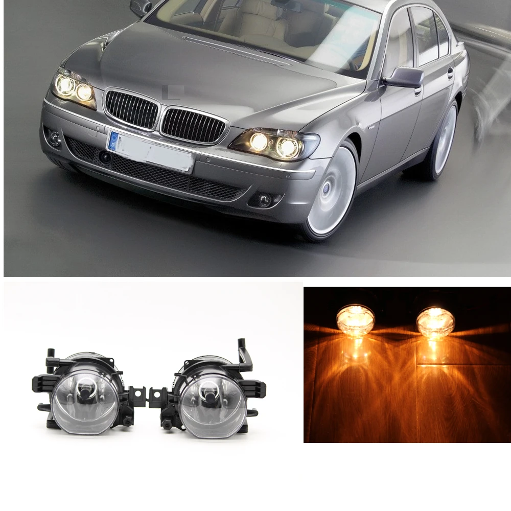 Fog Lamp For BMW 7 Series E65 E66 730 740 745 d 735 745 760 2005 2006 2007 2008 Front Fog Lights Fog Lamp with Bulbs