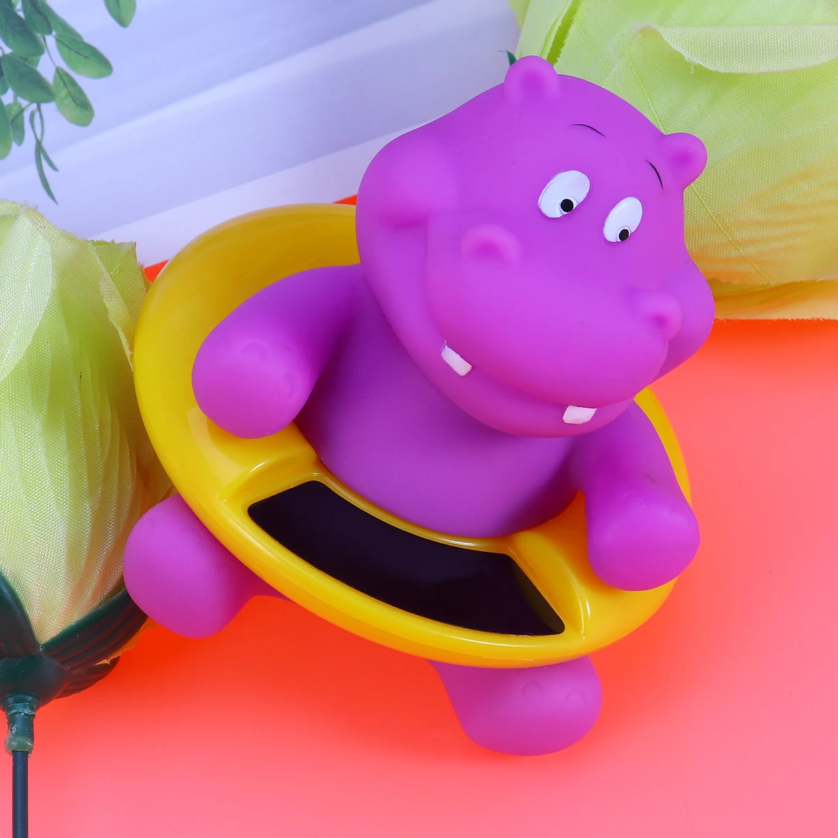 

Floating Bath Thermometer Cartoon Animal Shape Tub Thermometer for Baby Toy Bathtub Swimming Pool (Hippo)