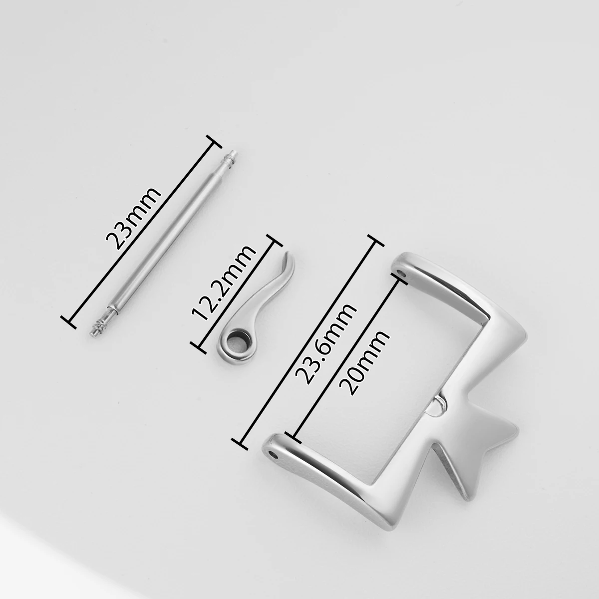 Metal Watch Clasp For Vc Vacheron Watch Strap Buckles Constantin 16mm 18mm Silvery Golden Rose Gold Stainless Steel Pin Clasp