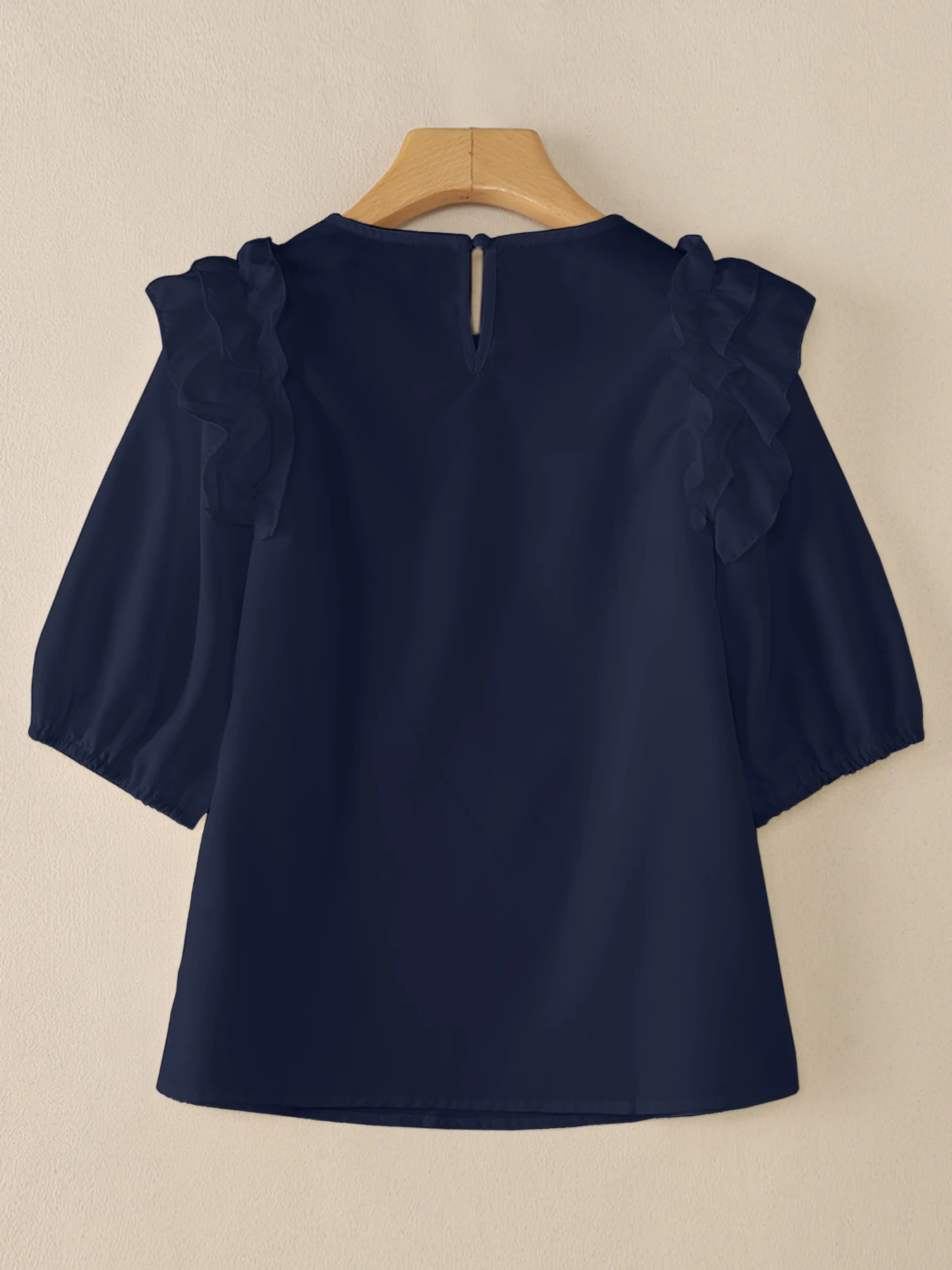 ZANZEA 2025 Vintage Ruffle Patchwork Tunic Women Summer Blouse Korean Fashion Puff Short Sleeve Tops Casual Loose O-Neck Tops
