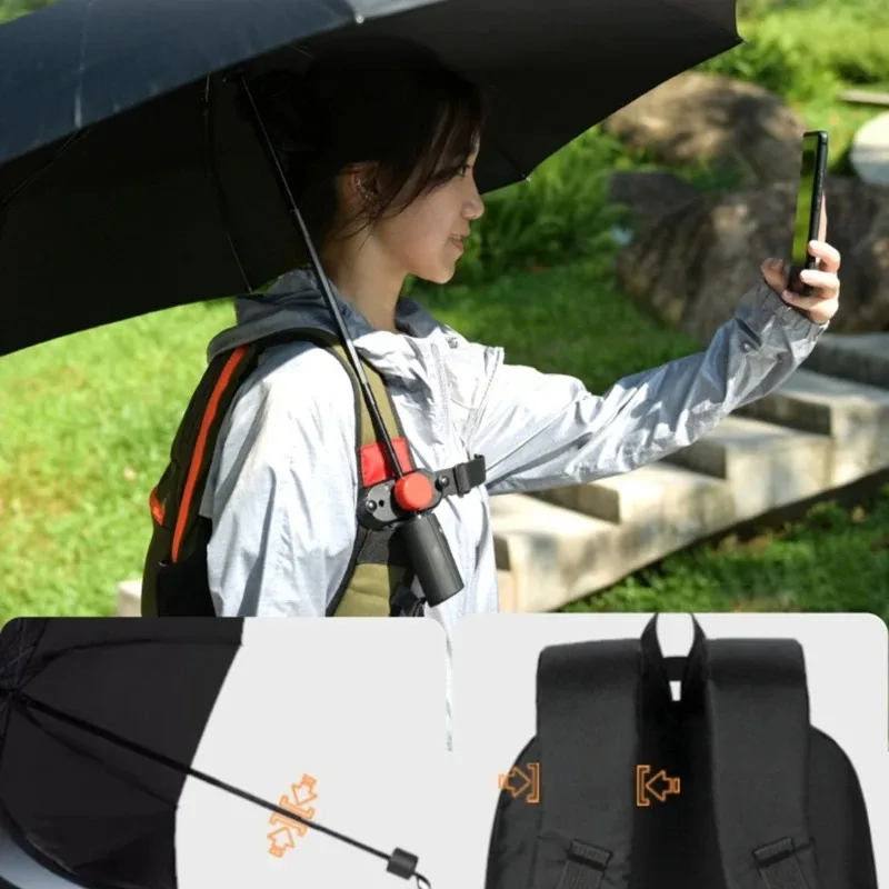 مشبك حقيبة ظهر يدوي للصورة ، حامل مظلة ، مشبك متعدد الوظائف