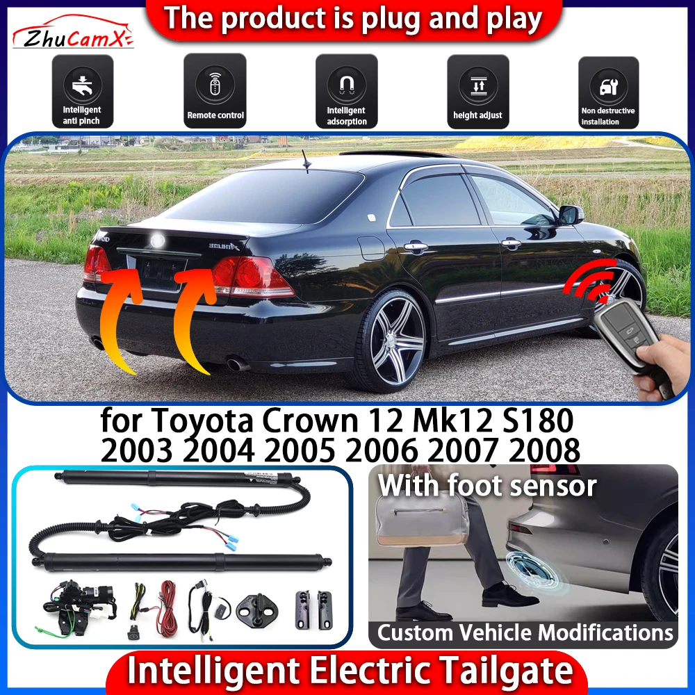 

Smart Powered Tailgate System for Toyota Crown 12 Mk12 S180 2003 2004 2005 2006 2007 2008 Automatic Intelligent Trunk Lift Kit