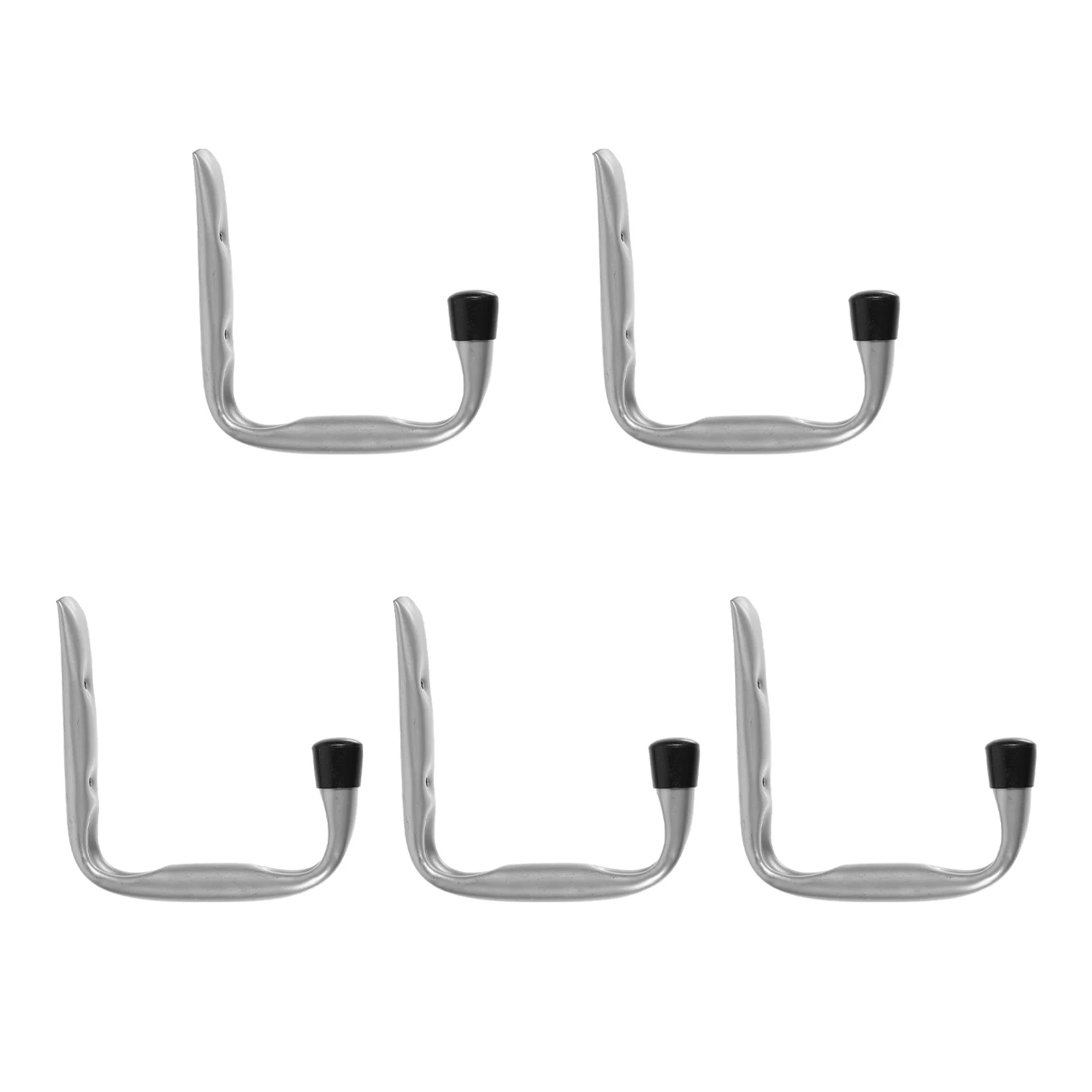 

5 Pcs Hook up Red Acetate Warehouse Storage Tool Garage Iron Tube Wall-Mounted Steel Indoor Hooks Holder Heavy-Duty