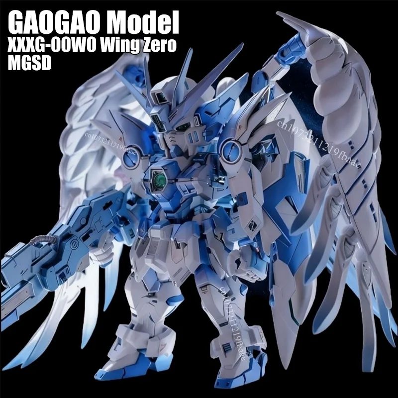 

In Stock GAOGAO Model XXXG-00W0 Wing Zero MGSD Ice Blue Color Toys Assembly Model Kit Action Figures Model Plastic Robot Gifts