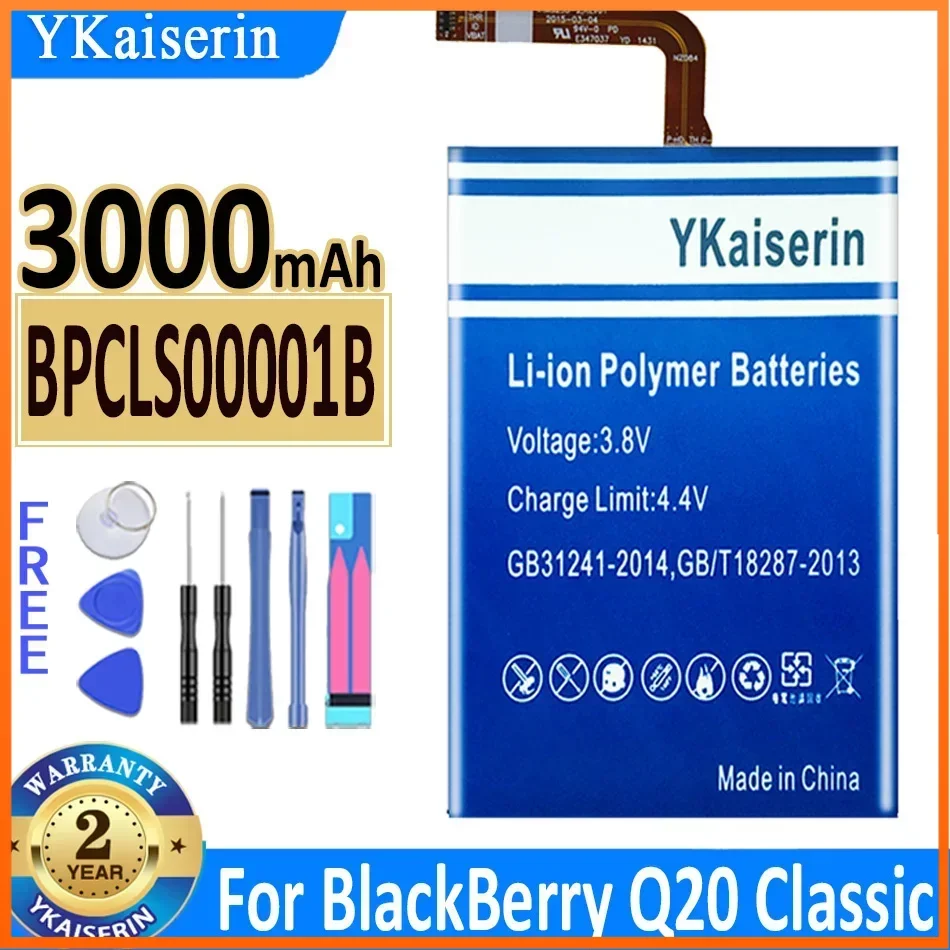 ブラックベリーパスポート4g、q30、SQW100-1、SQW100-3、winderMia、q20クラシック、SQC100-1、SQC100-3、q10、q10、lte、SQN100-1用のykaiserinバッテリー