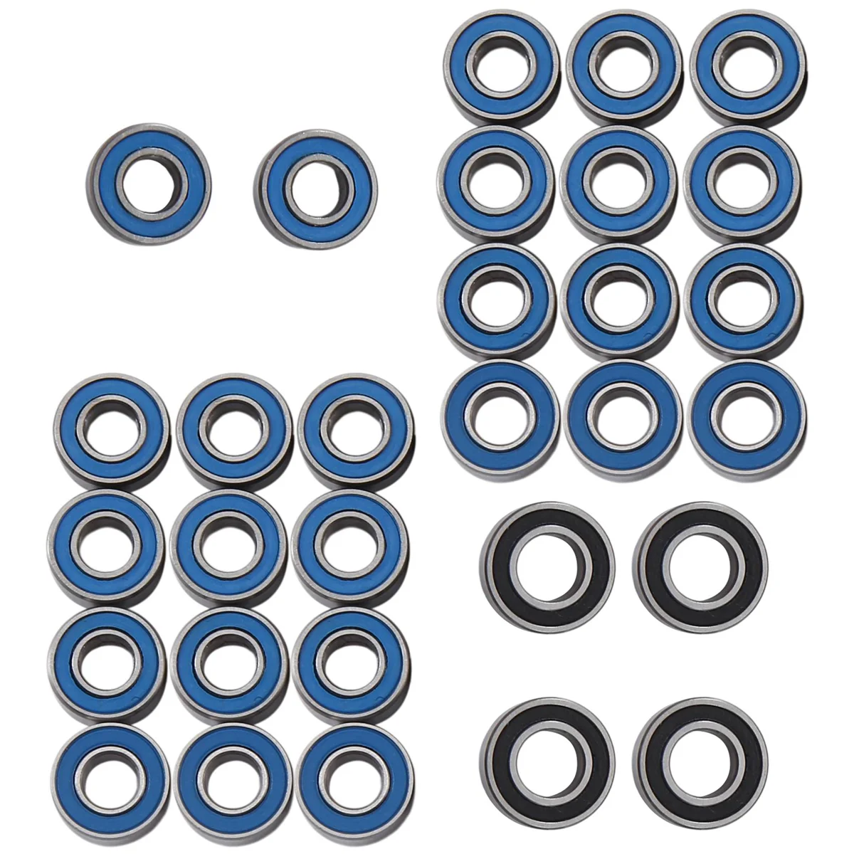 30Pcs Sealed Bearing Kit for Tamiya 1/14 Truck Tractor Trailer Semi Grand Knight King Hauler Upgrade Parts