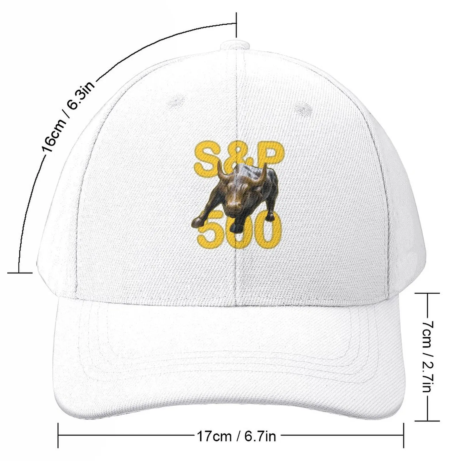 S&P 500 Bull Baseball Cap Luxury Man Hat Rugby custom Hat Hood Men Caps Women's