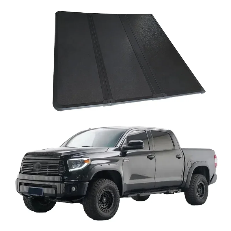 

Hot Selling Aluminum OEM/ODM Truck Bed Cover Accessories Hard Tri-Fold Wholesale Tonneau Cover For Honda Ridgeline 6.5ft