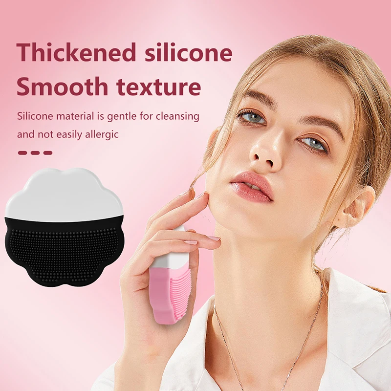 Manual Silicone Skin Scrubber, Espátula Rosto, Removedor de cravos, Cavitação Limpa, Levantamento Facial, Skin Care Tool