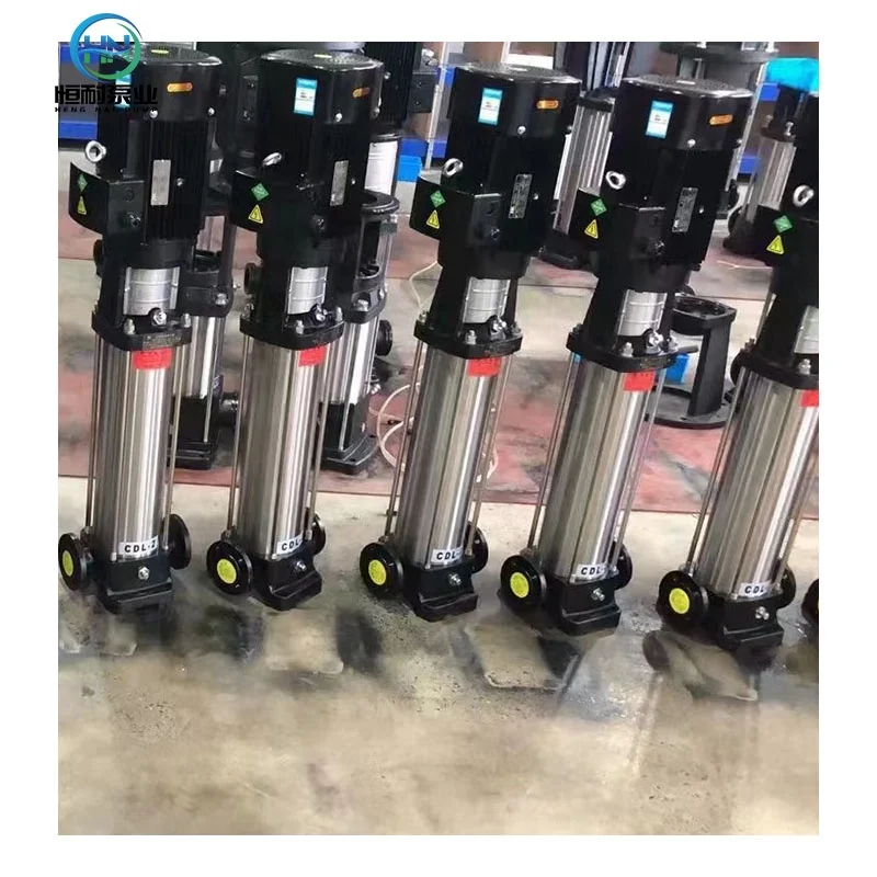 Pompa wielostopniowa ZJZ z zabezpieczeniem przed pracy bez wody, pionowa pompa wspomagająca ciśnienie w rurach, pompa wysokociśnieniowa do zastosowań przemysłowych