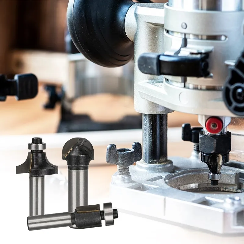 8Mm Schacht Hout Router Bit Rechte Einde Molen Trimmer Reiniging Flush Trim Router Bit Voor Houtbewerking Gereedschap Freesmachine