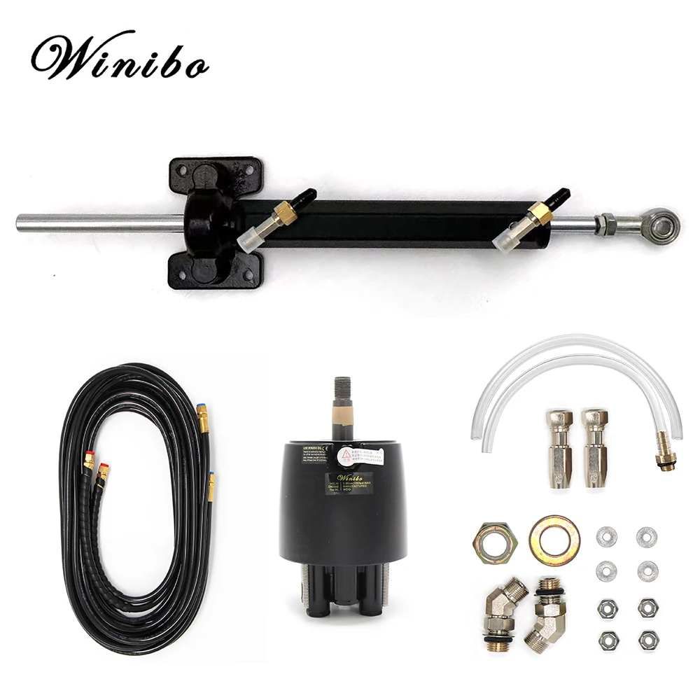 

Winibo WQWJ Marine Hydraulic Steering System Kit for Inboard up to 11m or 36ft Boat