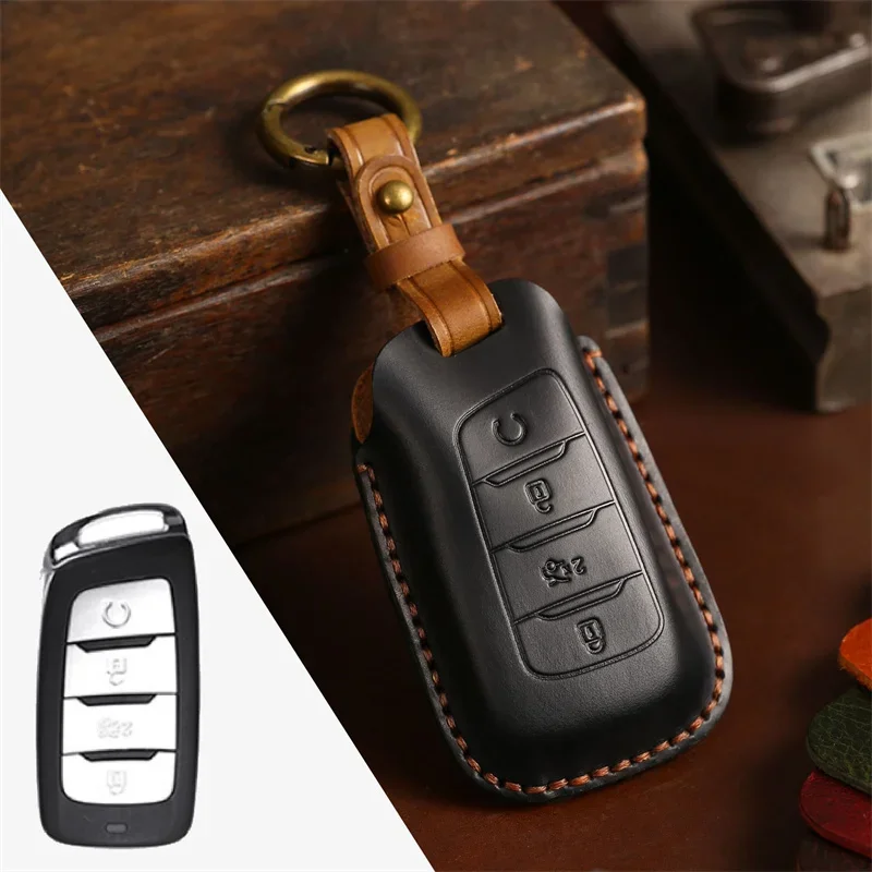 

1pc Car Key Case Cover For Changan CS85 CS35 Plus CS25 CS95 CS85 Coupe Key Cover Fob Protecor Holder Shell Keychain Protection