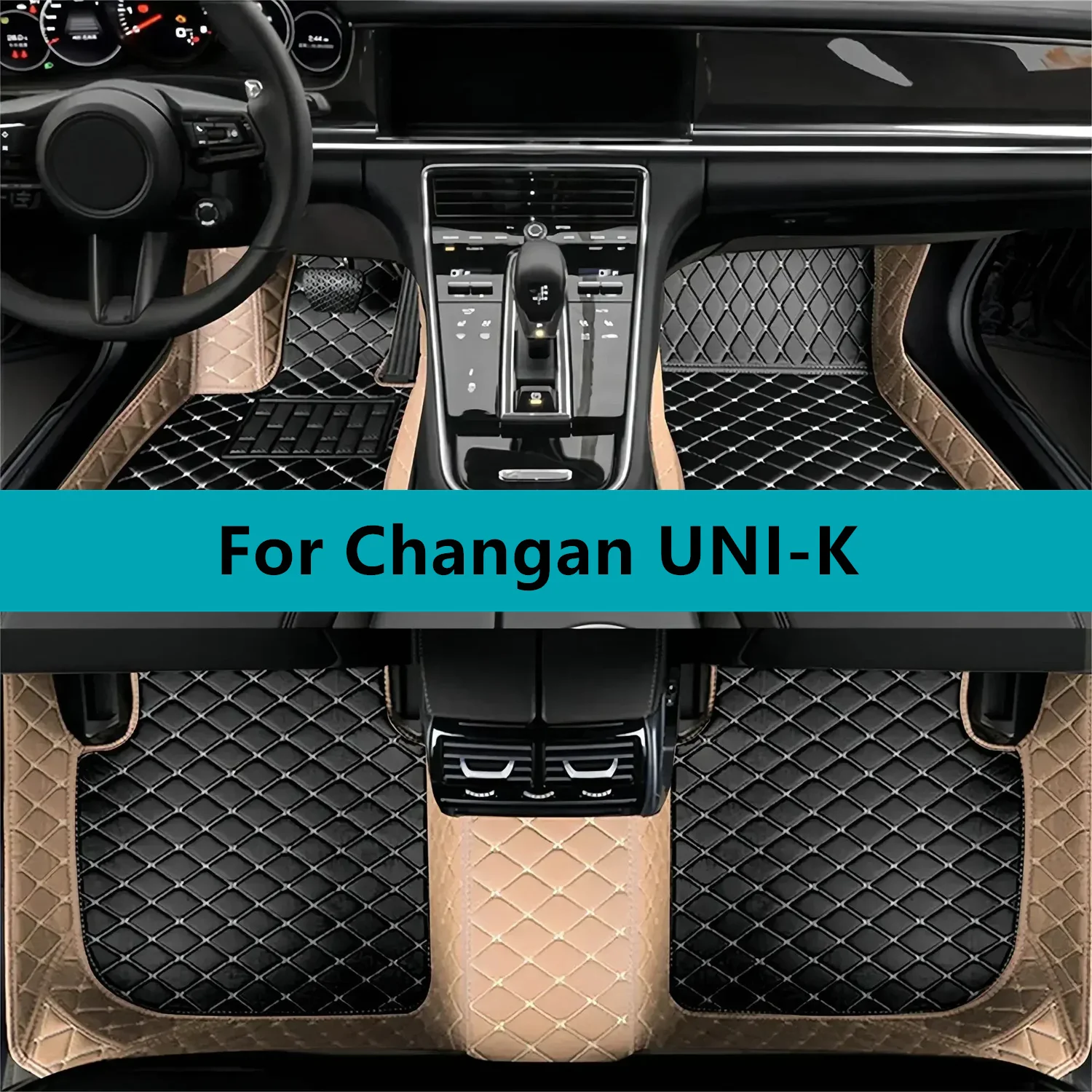 

Leather Waterproof Car Floor Mats For Changan UNI-K 2020 2021 2022 2023 2024 2025 2026 2027 Car Floor Mats Interior Accessories
