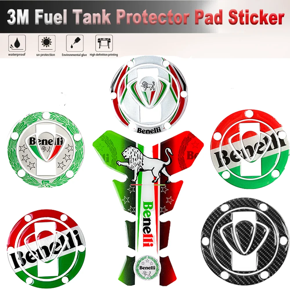 For Benelli Tank Pad Stickers Covers Motorcycle Accessories Protector TNT BN TNT600 TNT25 502c 302s 180s 150s 899 600 302 251 25