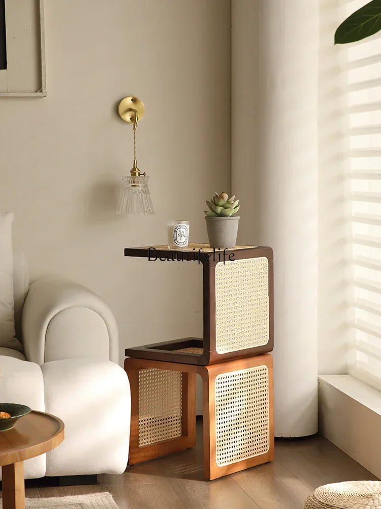 일본식 원목 복고풍 다다미 테이블 이미지