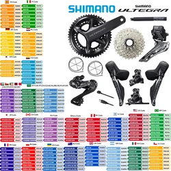 Shimano Ultegra Di2 R8170 Groupset 2x12s With R8100 Crankset 170MM 50-34T Cassette R8150 FD RD For Road Bike Original Shimano