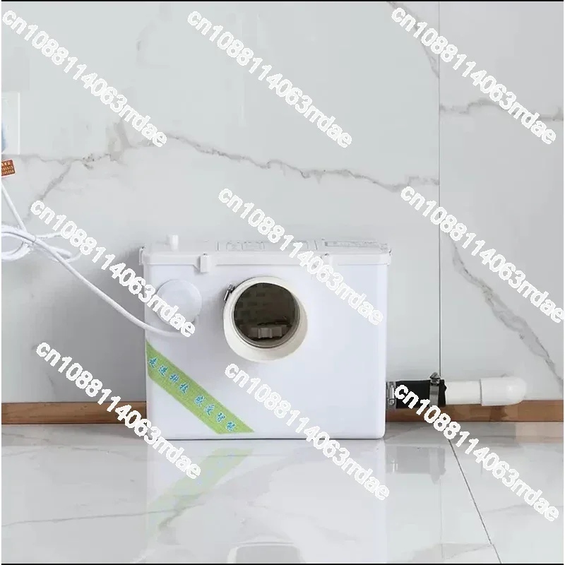 500W Sanitary Pulverizer Pump Automatic Treatment Crushed Bathtub Sink Electric Pulverizer Septic Sewage Lifter