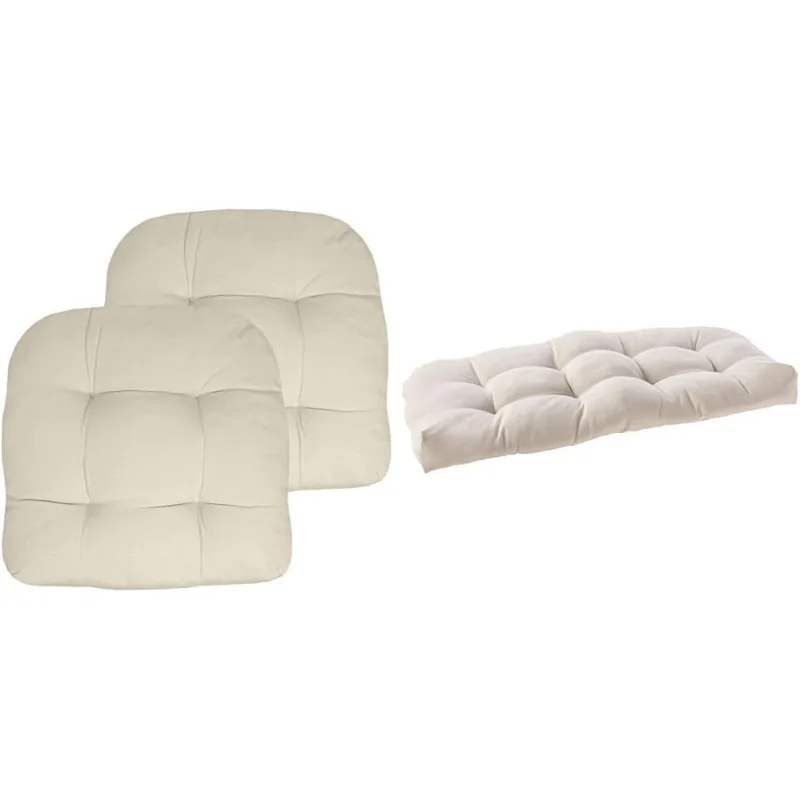 Patio cushion set-tufted 19 