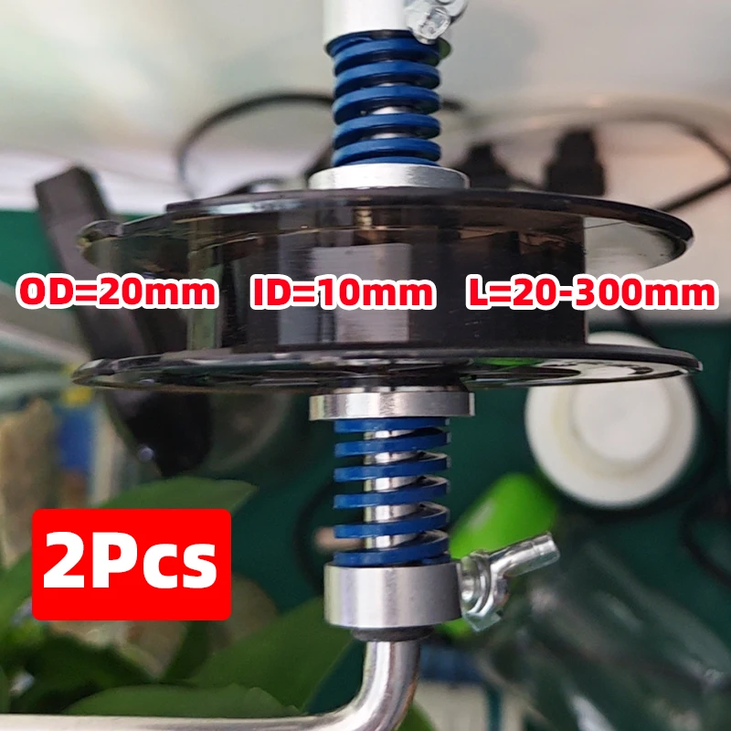 Creamily 2PCS Spiral Compression Mould Springs Outer Diameter 20mm Inner Diameter 10mm Load Die Stamping Spring L 20-200mm