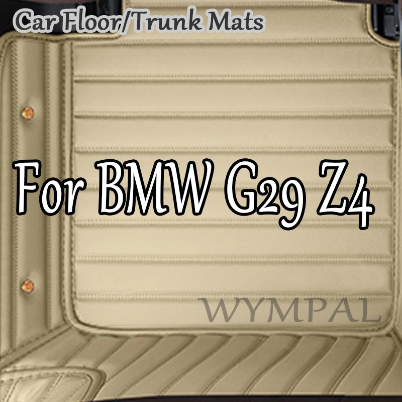 

Роскошные автомобильные коврики из искусственной кожи на заказ для BMW G29 Z4 2018-2023, детали интерьера, автомобильные аксессуары