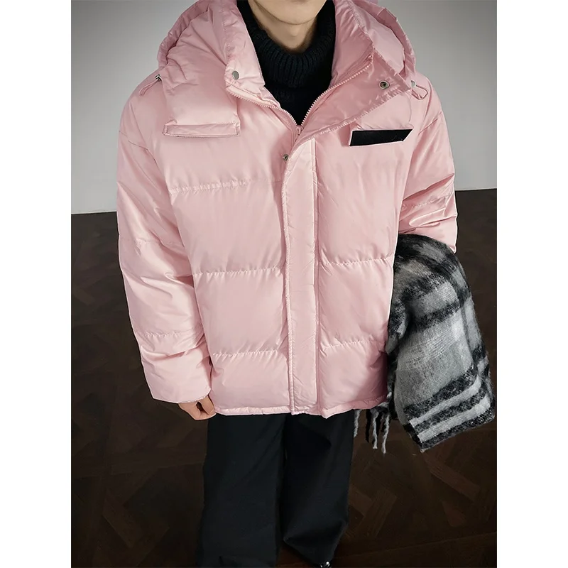 

Розовая пуховая куртка с капюшоном, белая, из натурального пуха, для активного отдыха, теплая, повседневная, с эффектом люкс, для досуга, длинная...