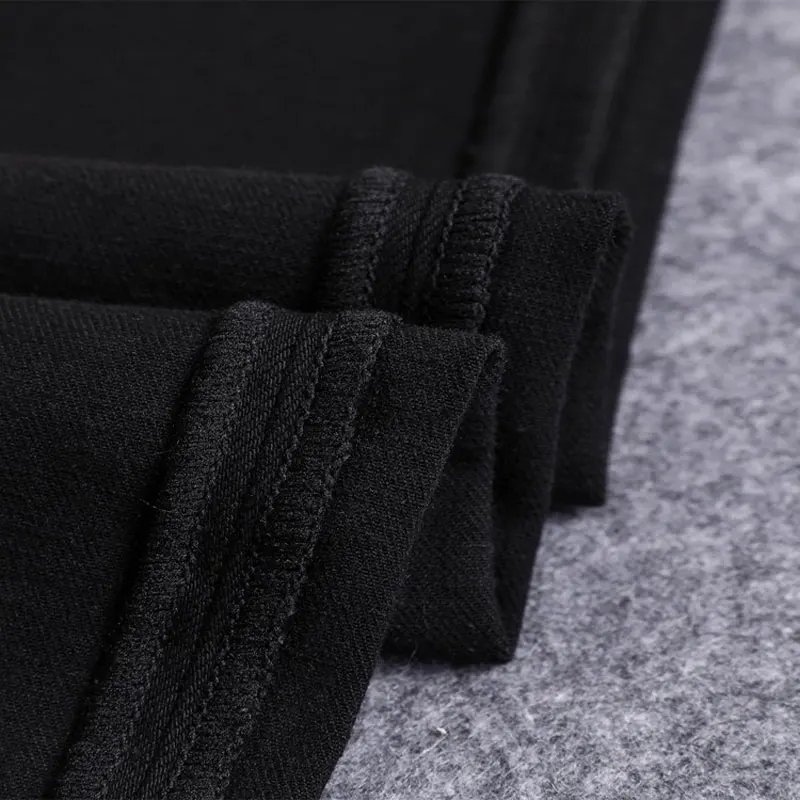 

Y2K Street Fashion Jeans Wrinkle Elastic Slimming Water Washed Perforated Patch Blue Hip Hop Brand Pants