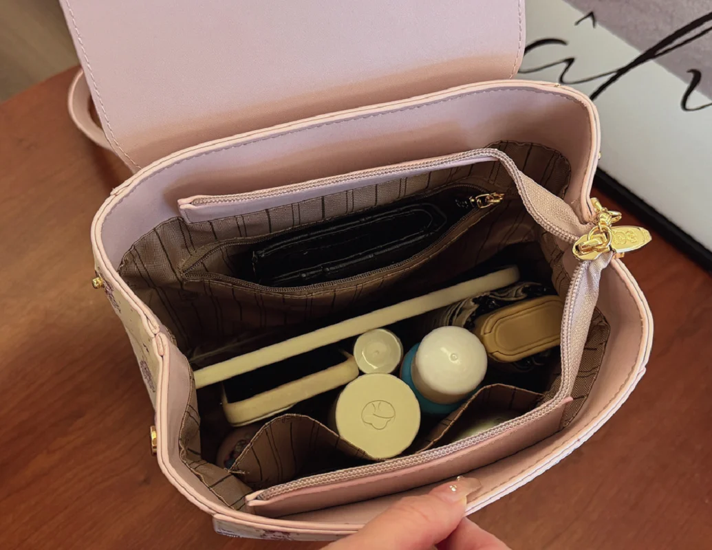 حار بيع المرأة الكورية عالية السعة مزدوجة حقائب الكتف حقائب اليد أزياء جميلة لينة جلدية حقيبة ظهر للسفر حقيبة كروسبودي