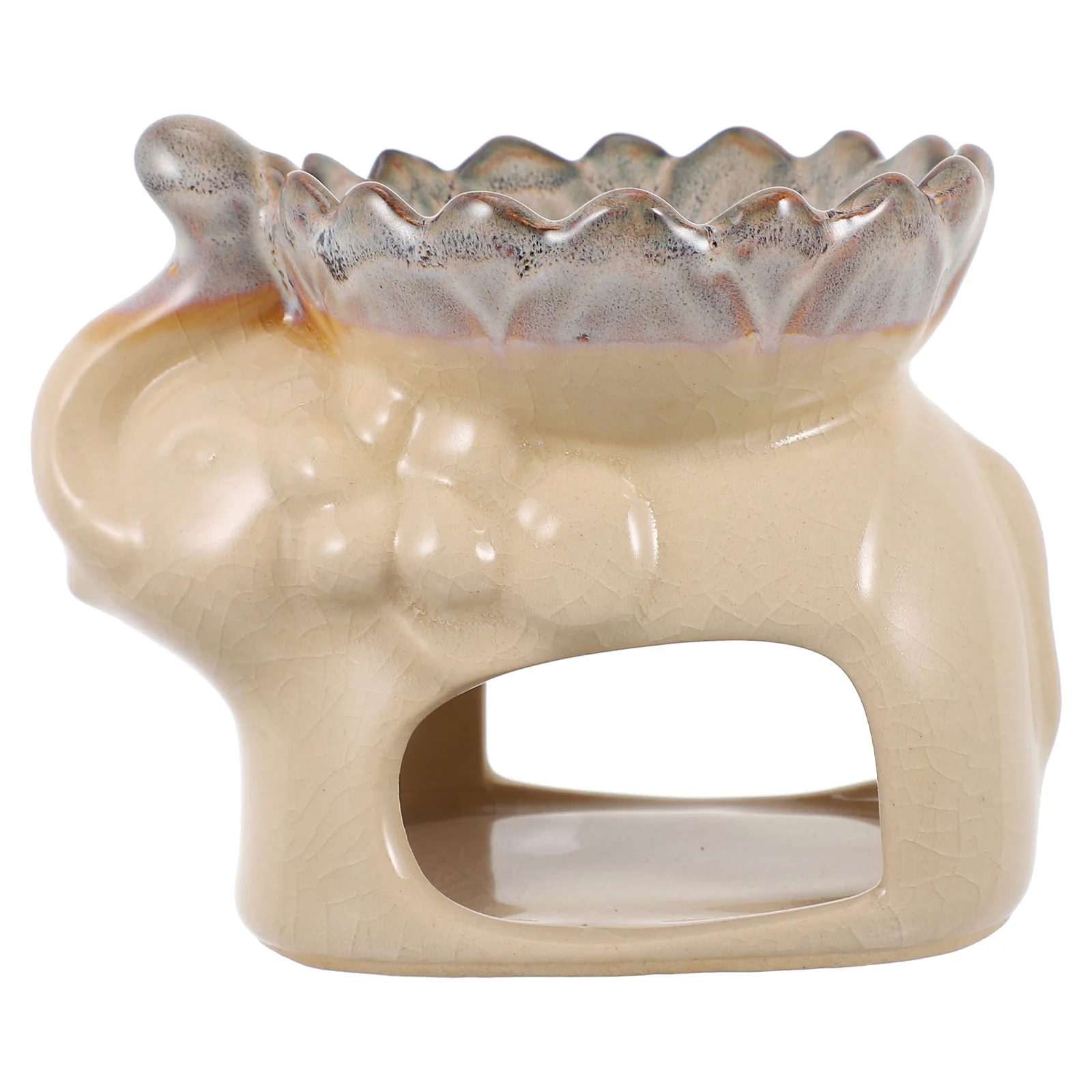 

Ceramic Incense Burner Aromatherapy Essential Oil Diffuser Lotus Office Bedroom Home Decor Censer Holder