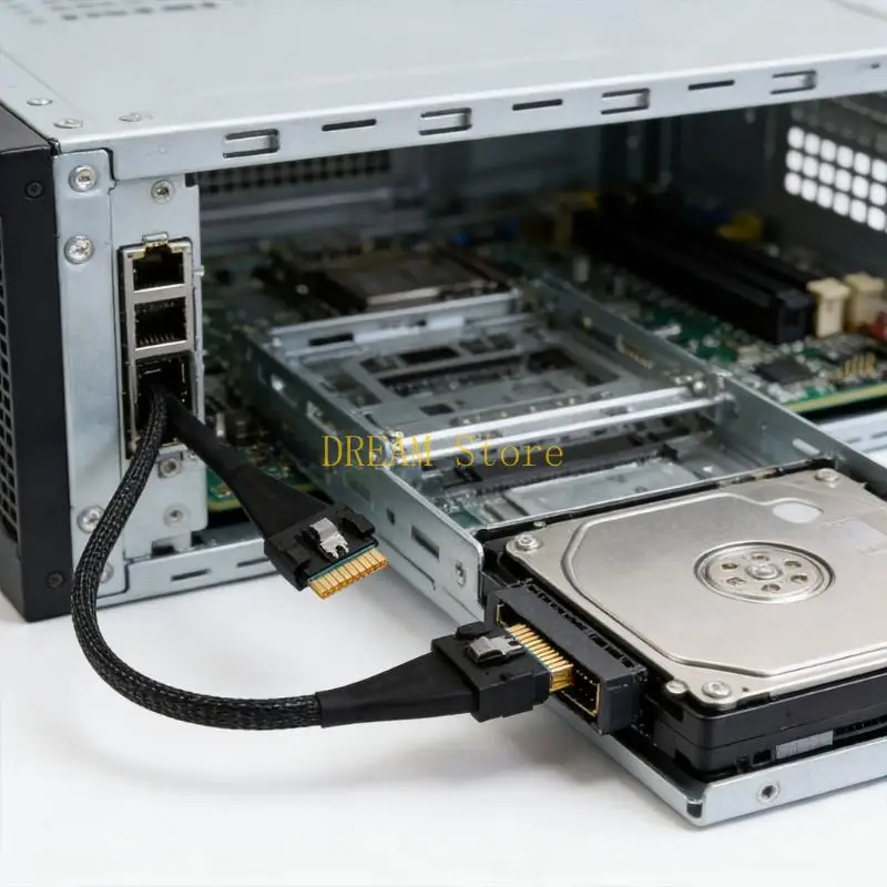 Efficient PCIe4.0 SFF8654 Cable Cord For Enhancing Data Transfer Performances best sale