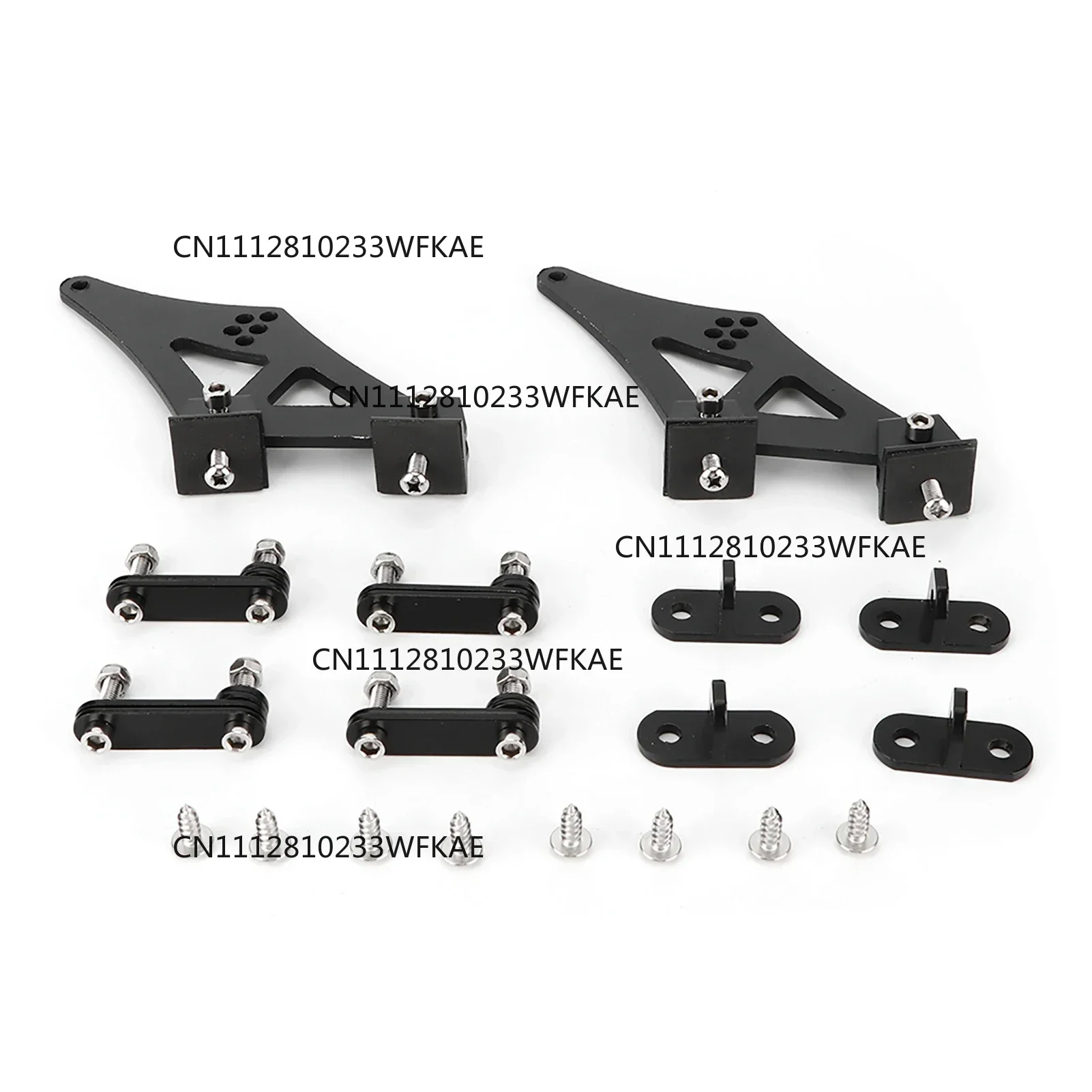 Spoiler Mount Brackets Spoiler Legs Universal Car CNC Aluminum Alloy Rear Wing Trunk Racing Tail Spoiler Legs Mount Brackets Kit
