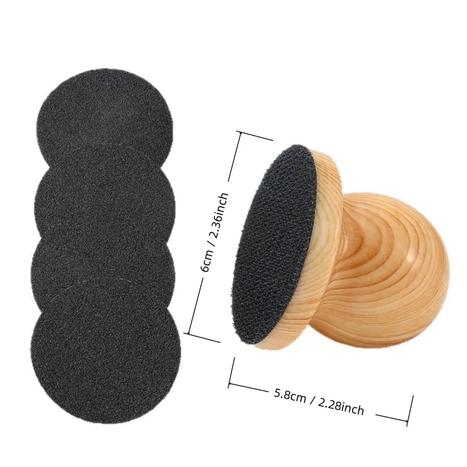Dog Nail Trimmers Scratch Pad Round Nail Grinder Grooming Supplies for Pets Nail File for Home Pet Grooming Needs