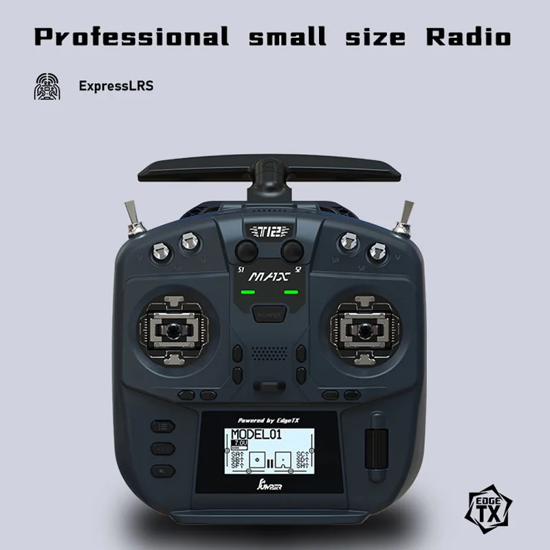 Controlador de Radio Jumper T12 MAX, sensor Hall STM32F407VGT6, transmisor de 2,4 GHz, Control remoto ELRS para Dron de largo alcance RC FPV