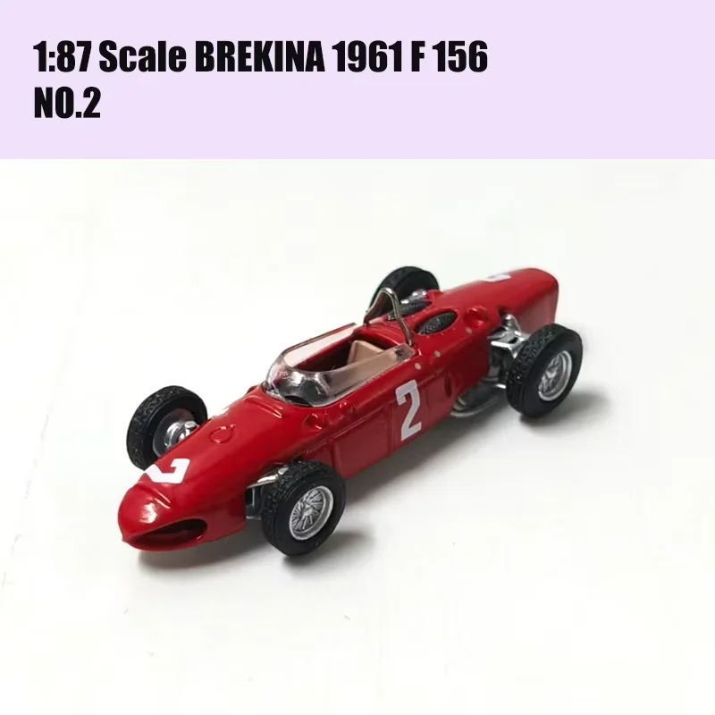ダイキャスト 1:87 スケール BREKINA 1961 F 156 合金レーシングモデル