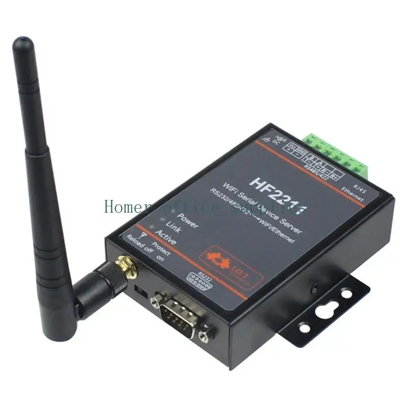 K43B Serial Port to Ethernet RTOS Serial Server European /U.S.RS232/485/422