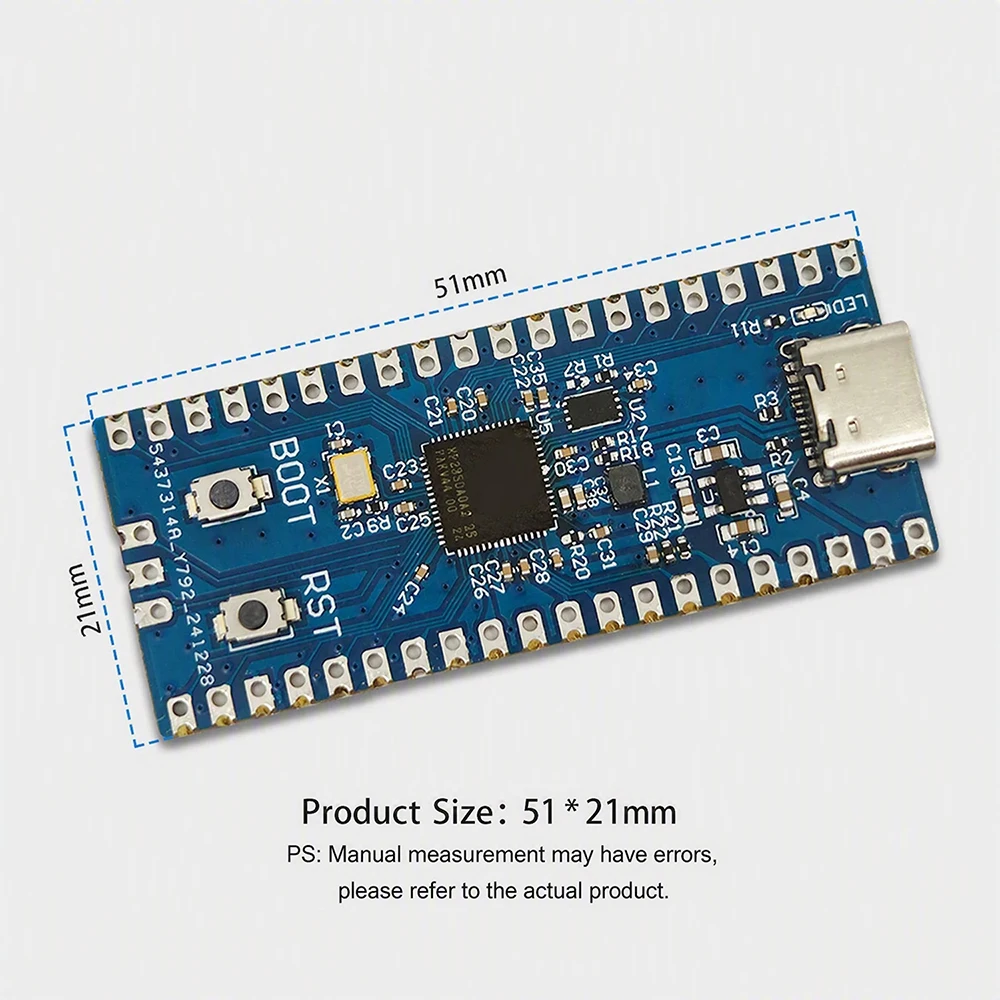 RP2350 Development Board Microcontroller with Type-C Interface Compatible with C C++ MicroPython for Smart Device Development