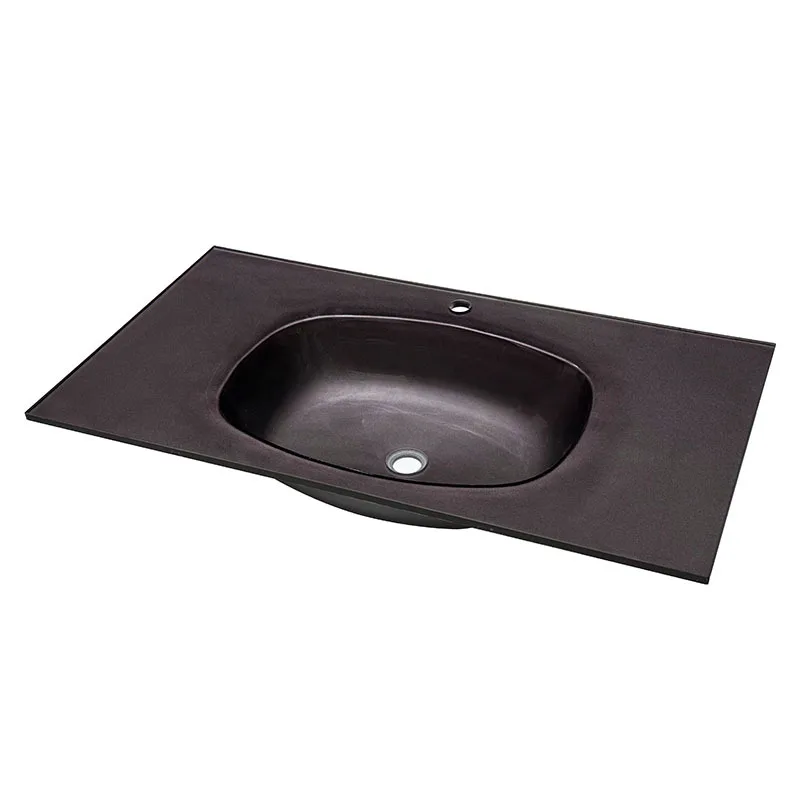 

bathroom tempered glass hot bending integrated wash basin bathroom cabinet combination cabinet bathroom toilet washstand