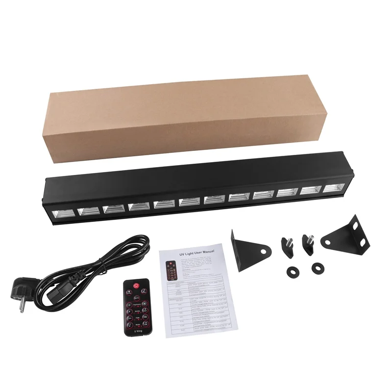 12x3W UV Wash Light Remote control LED bar light Disco DJ Light Club Bar Wall Washer light UV Effect Stage light event show